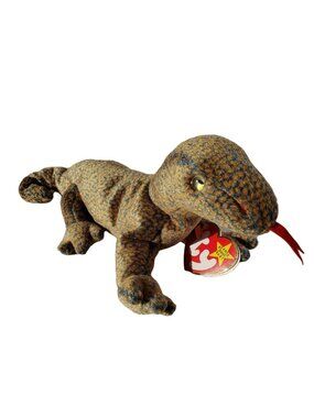 Ty Beanie Babies Scaly Lizard 9.5" 1999 Feb 9 Stuffed Plush Animal Vtg Retired